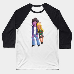 Pixel art Deltarune chapter 2, Susie x noelle fanart Baseball T-Shirt